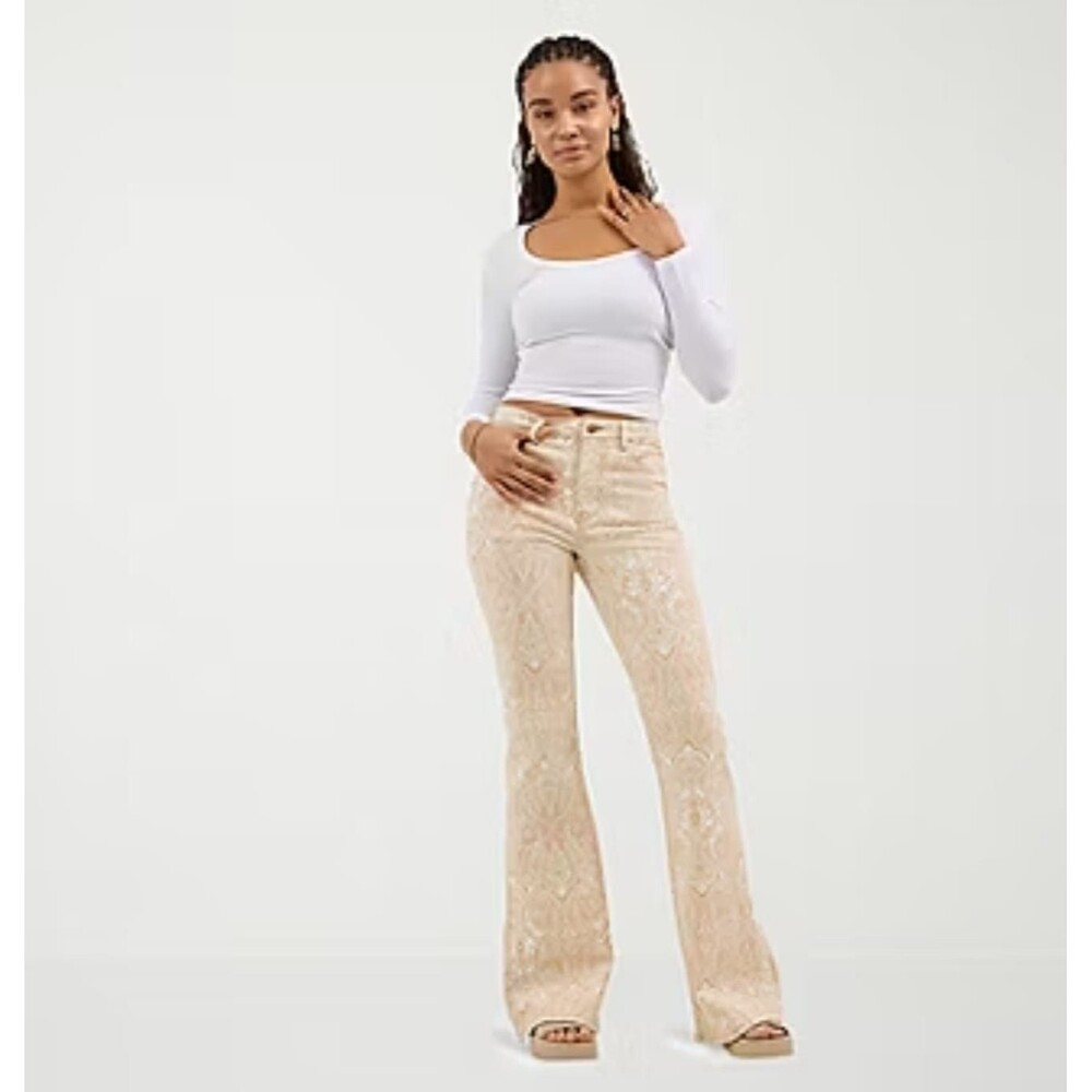 Wrangler High Rise Fierce Flare Paisley Print Womens Jeans Size 12 (31 X 32) - Picture 3 of 16